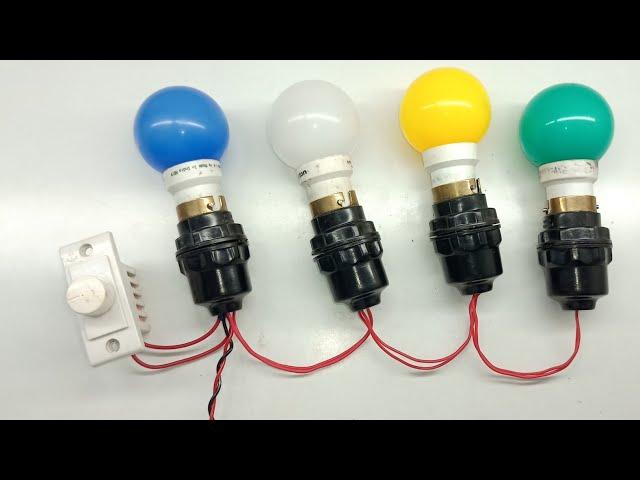 fan regulator decoration light बनाओ जलाओ 100 led bulb|फैन रेगुलेटर से बनाओ एलईडी बल्ब डेकोरेशन लाइट