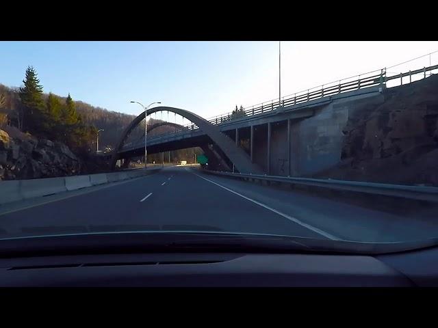 Driving In Canada : From MONTREAL to MONT-TREMBLANT (spring edition)