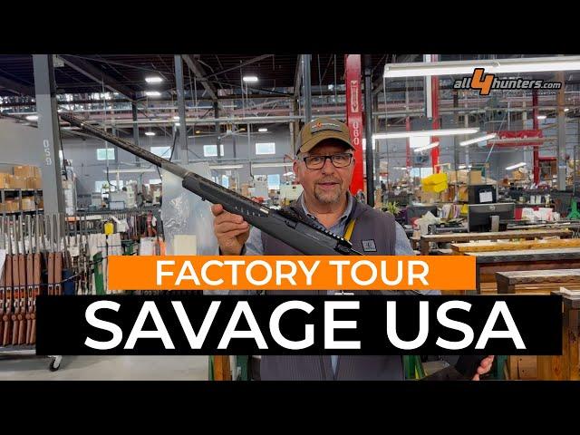 Savage Factory Tour - Journalisten besuchen das Savage Werk in Westfield (Massachusetts)