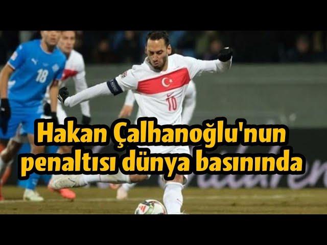  Hakan Çalhanoğlu'nun penaltı şanssızlığı dünya basınında #inter #millitakım