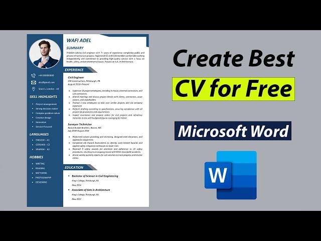 How to Make Resume for Job | Resume Kaise Banaye | CV Format for Job