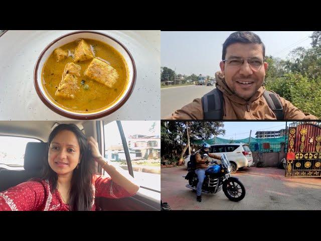 Partha r New Bike️Gift ot pale?Apunalukor mur dore hoi nei baru?Matar Paneer or Eman healthy recipe