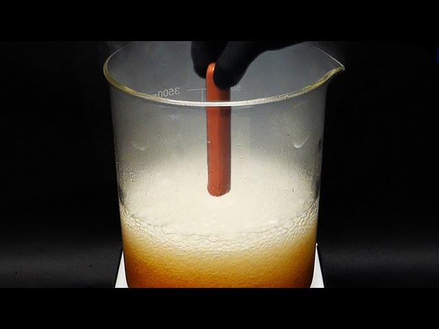 Vaporizing a hot dog in acid