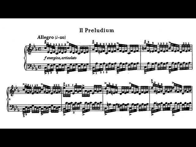 J. S. Bach - Prelude and Fugue in C minor, BWV 847 WTC Book 1
