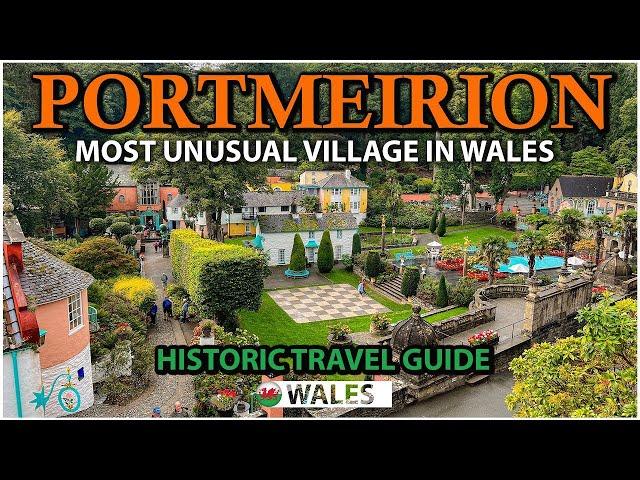 PORTMEIRION VILLAGE : A TASTE OF ITALY IN NORTH WALES! -  Portmeirion Village Tour and History