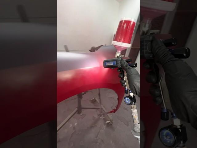 BEAUTIFUL PROFESSIONAL CAR PAINT RED PEARL PROCESS AND REPAIR #bodyshop #paint