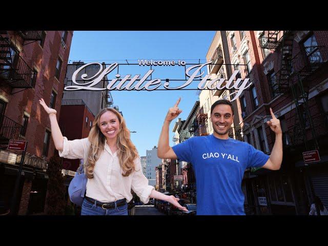 Speaking ITALIAN in LITTLE ITALY, New York City