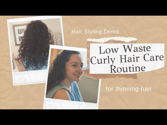 Zero Waste Curly Hair Care Routine