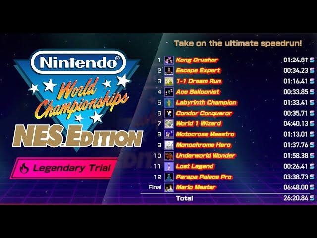 Nintendo World Championships NES Edition - Legendary Trial (FULL S Rank clear!)