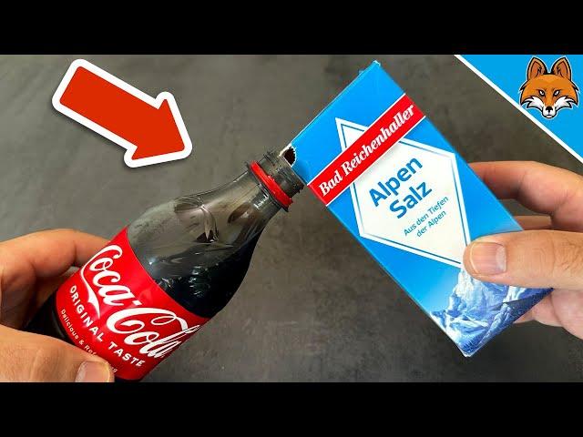 Mische COLA und SALZ für DIESEN genialen Trick(Überraschend)