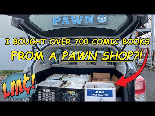 I Just Bought a HUGE Collection of Comic Books... from a PAWN SHOP?! Great Deal, or Big Mistake?