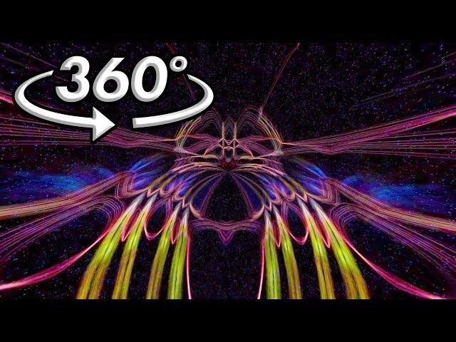 360° Visuals - Hypnotic Psychedelic Space Birds - Hallucienda 1.3