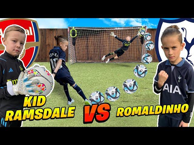 ROMAN VS ARSENAL'S WONDERKID KEEPER - EPIC SHOOTING BATTLE