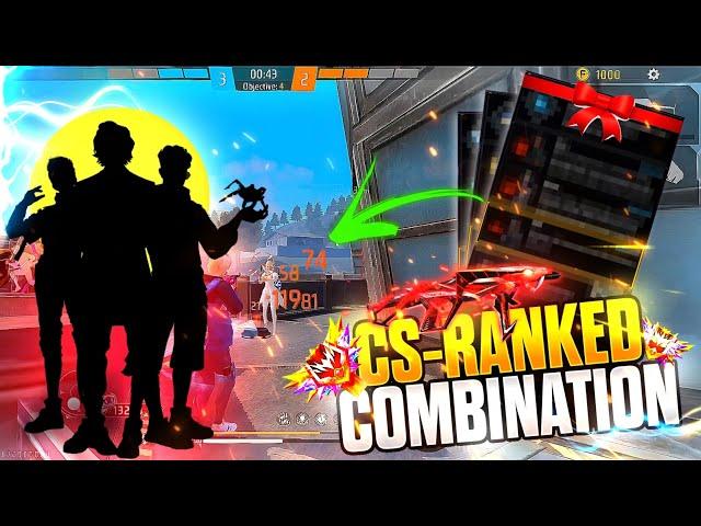 Cs Rank TOP 3 SECRET COMBINATION | Best character skill for cs rank | Cs rank best character skill