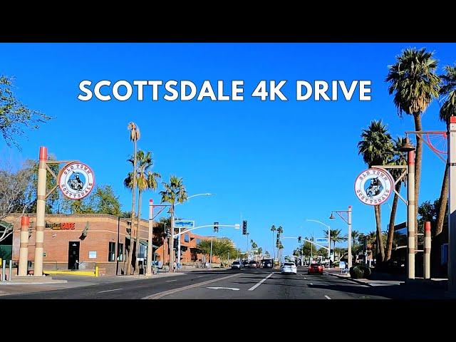 Scottsdale to TPC Scottsdale Stadium Course Drive | Old Town Scottsdale Driving Tour