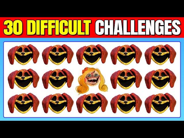 30 Challenges With Poppy Playtime Chapter 3 | Only 1% Player Can Pass | Smiling Critters, Catnap