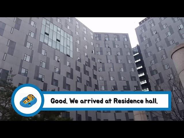 #4 Way to Soongsil university residence hall 1 from International office