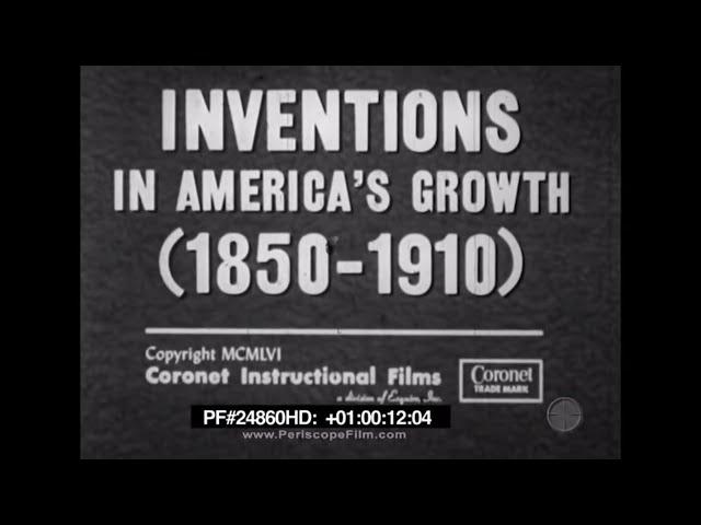 Inventions In America's Growth (1850-1910) - Phonograph, Telephone, Electric Lamp 24860 HD