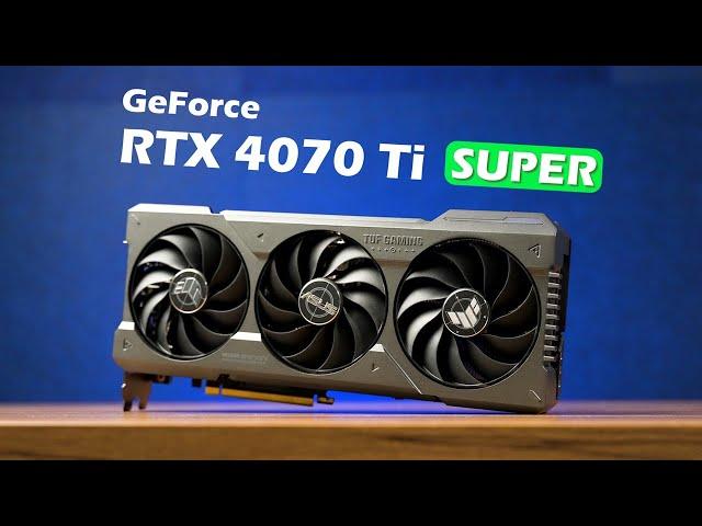 【Huan】 現階段玩4K遊戲大作的敲門磚: ASUS TUF Gaming GeForce RTX 4070 Ti SUPER測試