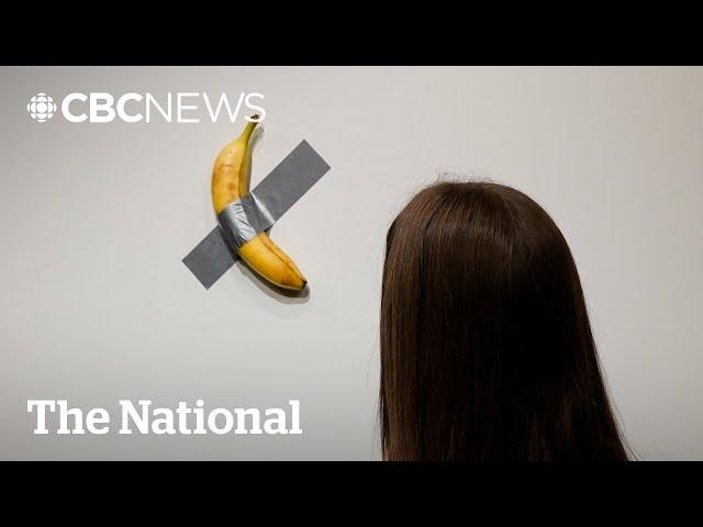 #TheMoment a banana duct-taped to a wall sold for $6.2M