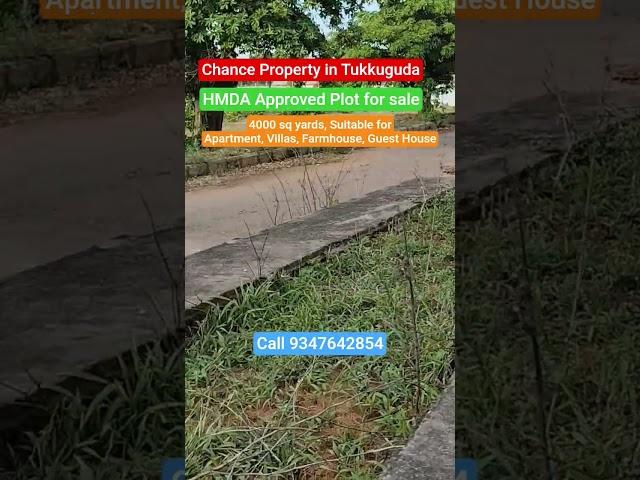 Plot for Sale in Tukkuguda Srisailam Highway HMDA Approved 9347642854