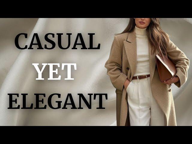 How to Dress Casual Yet Elegant in Winter | Elegant , Stylish , Effortless