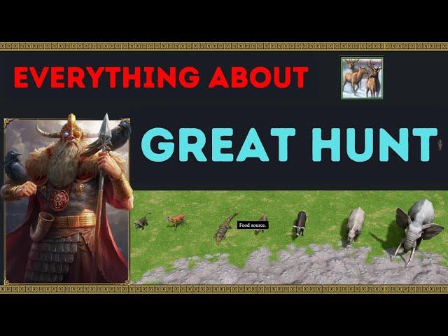 Everything about Great Hunt | Age of Mythology Retold | Deep Dive