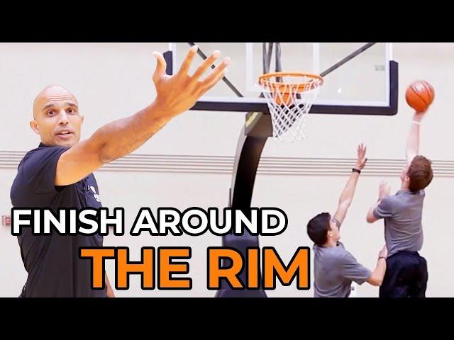 How to Finish Better Around the Rim | Basketball Team Drill