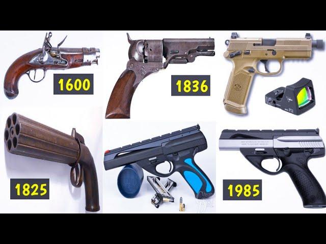 Evolution of Pistols 1560 - 2020 | History of Firearms | Pistols, Documentary video