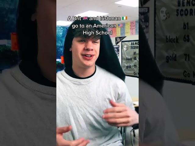 British and Irish Kid’s first day at American School