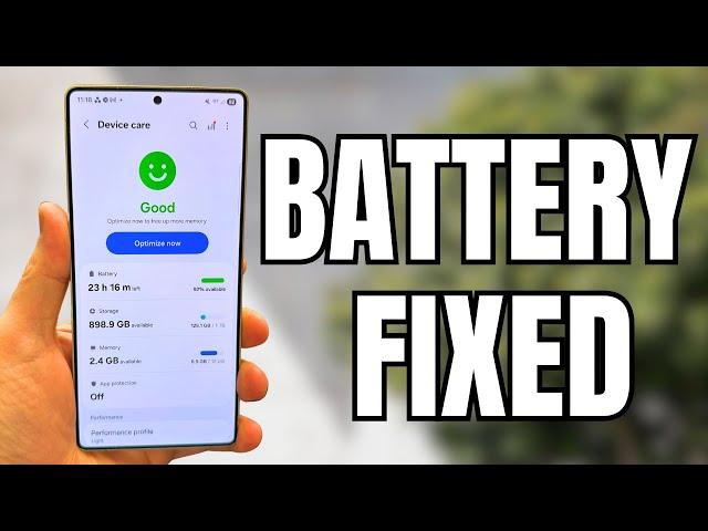 Samsung One UI 7.0 Battery Drain Fix - Get Your Galaxy Smartphone Back On Track!
