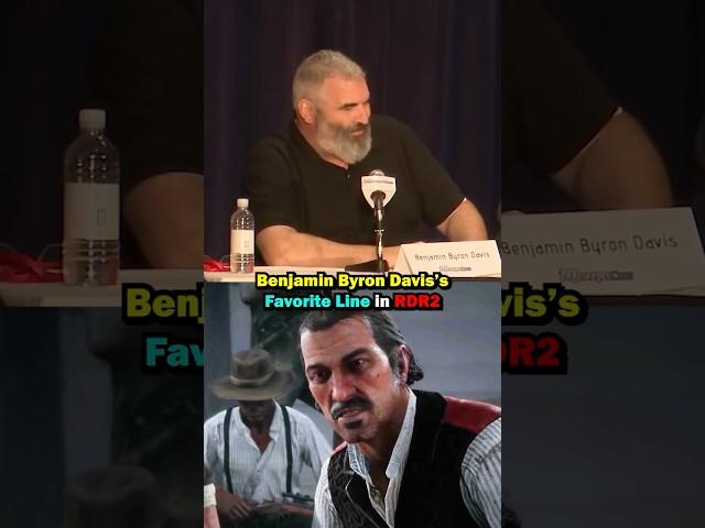 Dutch's Actor's FAVORITE Line in RDR2 