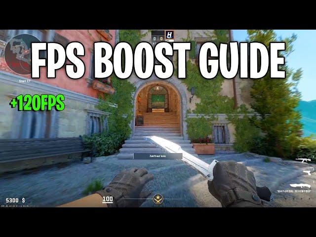 How to BOOST FPS in CS2 in 2024 (+120FPS)