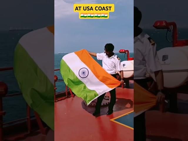 Independence day at USA Coast | flag viral video | india flag short video