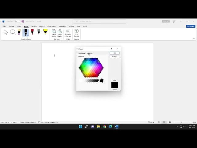 How to Enable Pen/Draw Tool - How to Draw in Microsoft Word