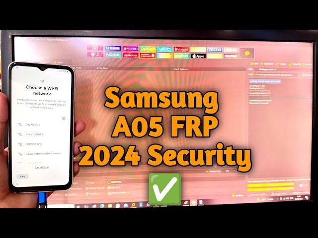 Samsung A05 FRP Unlock Tool | Samsung A055F FRP Unlock Tool