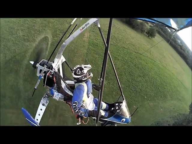 rc microlight ultralight trike weightshift flexwing - dogcamsport wide test