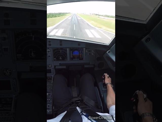 A320 Cockpit Landing