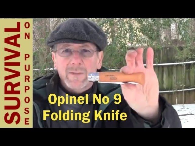 Opinel No 9 Carbon Steel Folding Camp Knife - Survival On A Shoestring