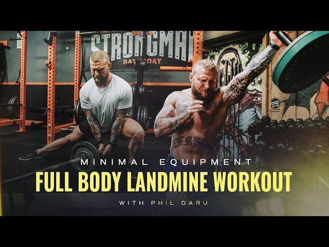 Full Body Landmine Workout (Minimal Equipment Training)