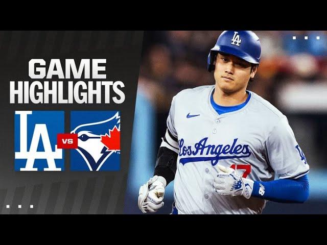 Dodgers vs. Blue Jays Game Highlights (4/26/24) | MLB Highlights