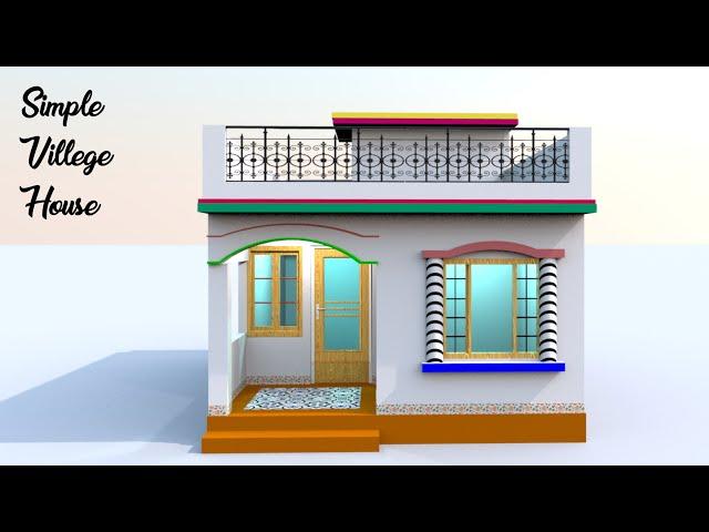 15*20 House Plan || Simple Village House || Low Cost House Plan