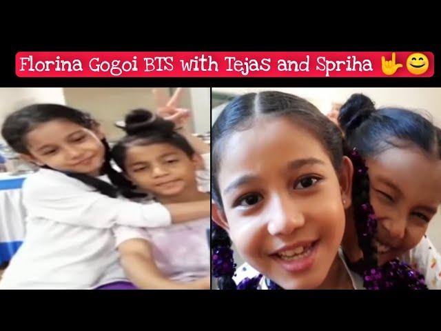 Florina Gogoi BTS with Tejas and Spriha | Super Dancer Chapter 4 BTS |