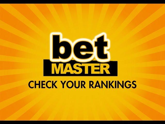 How to check your Rankings in betMaster