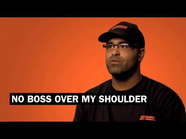 Why Craig became a Schneider truck driver