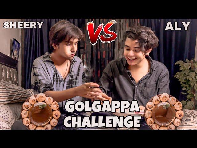 Aly Emraan | Golgappa challenge | ft. Sheery Baig