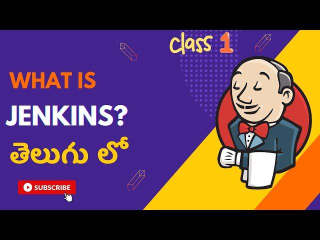 WHAT IS JENKINS? || AWS DEVOPS Tutorial For Beginners | JENKINS CLASS-1 తెలుగులో