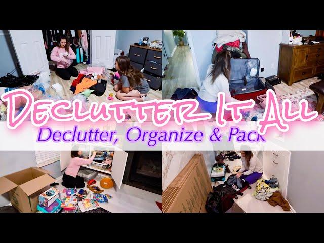 DECLUTTERING FOR THE MOVE! DECLUTTER, PACK & ORGANIZE WITH ME 2024 | HUGE CLEANING MOTIVATION