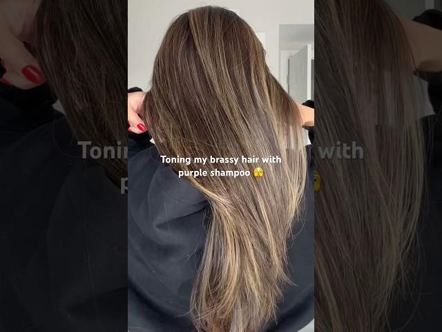 Is olaplex purple shampoo any good?  #purpleshampoo #olaplex #ashbalayage #balayagehaircolor