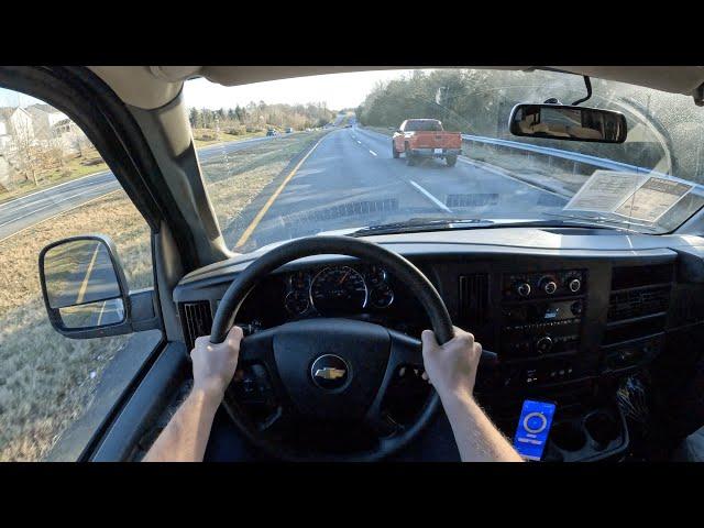 2016 Chevrolet Express 3500 LT 6.0L - POV Test Drive | 0-60